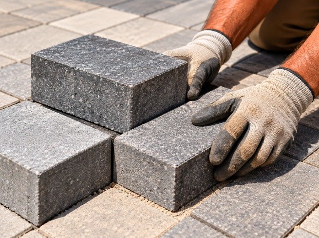 Concrete paver materials