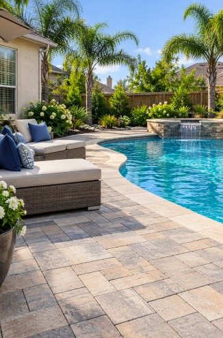 Pool Deck Renovation after Dream Paving