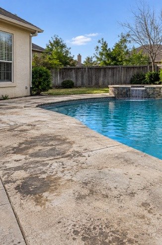 Pool Deck Renovation before